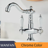 ForgeFlow Industrial Black ForgeFlow Industrial Basin Mixer – Matte Black Brass Bathroom Faucet | Dual-Handle Vanity Sink Taprass Bathroom Faucet – Matte Black Dual-Handle Vanity Sink Mixer