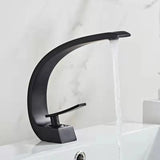 Arcelle Curve Basin Mixer – Contemporary Brass Bathroom Faucet | Elegant Single Lever Sink Tap
