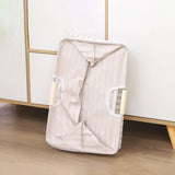 NaturaFold Cotton Laundry Basket – Waterproof Foldable Storage Hamper | Compact Eco-Friendly Organiser