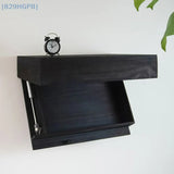 Obscura Floating Storage Shelf – Hidden Compartment Wall Shelf | Secret Wooden Storage Organiser