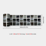 Miravelle Mosaic Trim Panels – Waterproof Peel & Stick Wall Décor | Flexible Kitchen & Bathroom Backsplash Strips