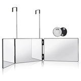 VersaView 360 Vanity Mirror – Foldable 3-Panel Makeup & Hair Styling Mirror | Portable Adjustable Design
