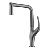ÉlanSpray Pull-Down Kitchen Mixer Tap – Brushed Gold & Matte Black Luxury Faucet | 360° Swivel Design