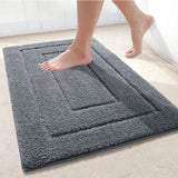 CloudSoft Luxe Bath Mat – Ultra Absorbent Microfibre Bathroom Rug | Non-Slip Quick-Dry Comfort Mat
