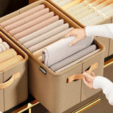 ClosetNest Foldable Clothing Organizer – Wardrobe Storage Organizer | Maximize Closet Space | Reinforced Fabric Storage Bin