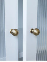 Atelier Forge Hammered Brass Handles – Vintage Bronze Cabinet Pulls | Artisan Furniture Hardware
