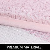 RoséMuse Tufted Statement Rug – Pink Slogan Bathroom Mat | Soft Non-Slip Modern Home Décor