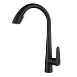 Aurevo Pull-Down Kitchen Mixer Tap – Brushed Gold Stainless Steel Faucet | Modern Hot & Cold Sink Sprayer