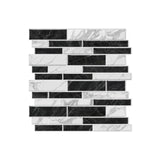 MarbleVogue Peel & Stick Tiles – Black & White Marble Wall Decals | Waterproof PVC Home Upgrade Stickers