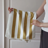 Maison Riviera Striped Cotton Towels – Luxury Hotel-Quality Bath & Beach Towel Set | Premium Jacquard Cotton