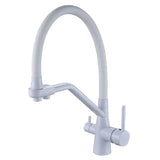PureStream 3-Way Kitchen Mixer Tap – Filtered Water Faucet | 360° Swivel Hot & Cold Sink Mixer