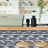 MarbleVogue Peel & Stick Tiles – Black & White Marble Wall Decals | Waterproof PVC Home Upgrade Stickers
