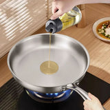 PureHeat 304 Stainless Steel Skillet – Professional Non-Coated Frying Pan | Induction & Gas Cookware