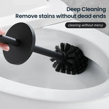 IronVale Stainless Steel Toilet Brush Set – Modern Rustproof Bathroom Cleaner with Hygienic Storage Holder