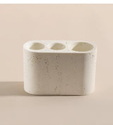 KaoriStone Wabi-Sabi Bathroom Accessories Set – Natural Stone Spa Collection | Minimalist Luxury Vanity Décor