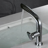 AquaLux GlideFlow Basin Mixer – 360° Swivel Bathroom Faucet | Luxury Solid Brass Vanity Tap