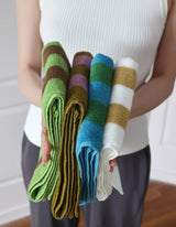 Maison Riviera Striped Cotton Towels – Luxury Hotel-Quality Bath & Beach Towel Set | Premium Jacquard Cotton