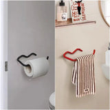 Ferroline Wall-Mounted Toilet Roll Holder – Modern Metal Bathroom Paper Holder | Rust-Resistant Bathroom Hardware
