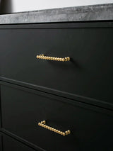 Bravelle Solid Brass Cabinet Knob – Luxury Round Drawer Handle | Modern Furniture Hardware