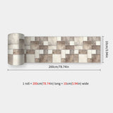 Miravelle Mosaic Trim Panels – Waterproof Peel & Stick Wall Décor | Flexible Kitchen & Bathroom Backsplash Strips