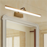 Aurelium Bronze LED Vanity Light – Waterproof Bathroom Mirror Wall Lamp with Warm Downlight Illumination