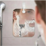 ClearMist Fog-Free Shower Mirror – Portable Acrylic Bathroom Mirror | Suction & Hook Mount Design