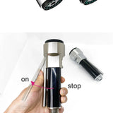 AquaFlow 360 Kitchen Tap Aerator – Swivel Faucet Attachment with Stop Button | Water-Saving Sink Sprayer