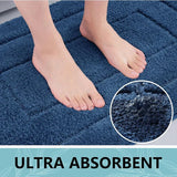 CloudSoft Luxe Bath Mat – Ultra Absorbent Microfibre Bathroom Rug | Non-Slip Quick-Dry Comfort Mat