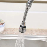 HydroPivot Stainless Steel Tap Extender – 360° Swivel Kitchen Aerator | Water-Saving Faucet Attachment