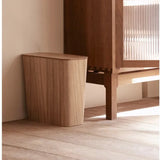Arboré Press-Lid Waste Bin – Modern Wooden Rubbish Bin | Luxury Minimalist Home & Office Storage