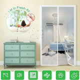 MagnaScreen Magnetic Door Insect Curtain – Automatic Closing Mosquito & Fly Mesh | Hands-Free Entry | 90 × 210 cm or 100 × 210 cm