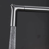 ÉlanSpray Pull-Down Kitchen Mixer Tap – Brushed Gold & Matte Black Luxury Faucet | 360° Swivel Design
