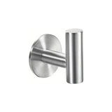 StickMount Adhesive Wall Hooks – Stainless Steel No-Drill Towel & Robe Holder | Modern Space-Saving Storage