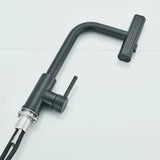 CascadeFlow Pull-Down Kitchen Mixer – 360° Swivel Stainless Steel Faucet | Waterfall Spray Sink Tap
