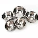 Nestora Stainless Steel Prep Bowl Set – Stackable Kitchen Mixing Bowls | Portable Food Preparation Collection