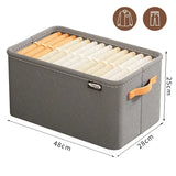 ClosetNest Foldable Clothing Organizer – Wardrobe Storage Organizer | Maximize Closet Space | Reinforced Fabric Storage Bin
