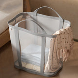 AirNest Foldable Laundry Basket – Breathable Mesh Storage Hamper | Portable Family Organiser