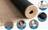 TerraWeave Kitchen Runner Rug – Washable Non-Slip Floor Runner | Faux Sisal Modern Design