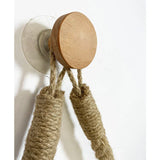 HangEasy Rope Towel & Toilet Paper Holder – Boho-Style, No-Drill Wall-Mount Organizer
