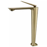 Aurelia Tower Basin Mixer – Brushed Gold Vessel Sink Faucet | Luxury Tall Bathroom Tap