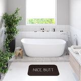 NoirMuse Statement Bath Mat – Non-Slip Microfibre Bathroom Rug | Bold Modern Bathroom Décor