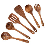 HearthCraft Wooden Utensil Collection – Luxury Cooking Tool Set with Wooden Storage Holder | Eco-Friendly Kitchen Essentials