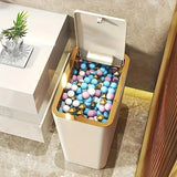 PureVault Compact Waste Bin – 10L Odour-Sealing Press Lid Bin | Modern Space-Saving Design