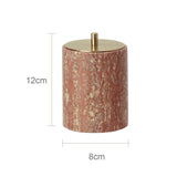 Aurello Red Travertine Bathroom Accessories Collection – Natural Stone Spa Luxury | Vintage Bathroom Décor