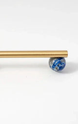 Marbelle Brass & Marble Cabinet Handles – Scandinavian Luxury Drawer Pulls | Modern Furniture Hardware