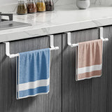 DoorNest Over-Cabinet Towel Rail – Stainless Steel Kitchen Hanging Rack | No-Drill Storage Organiser