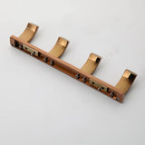 RoseVale Luxury Bathroom Hardware Set – Rose Gold Solid Brass 5-Piece Wall-Mounted Accessory Collection