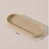 StoneAura Natural Stone Bathroom Accessory – Premium Sandstone Bathroom Décor | Elegant Eco-Friendly Bathroom Essential