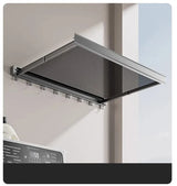 AeroFold Wall Storage Rack – Foldable Aluminium Coat & Towel Organiser | Modern Space-Saving Wall Hook