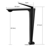 Aurelia Tower Basin Mixer – Brushed Gold Vessel Sink Faucet | Luxury Tall Bathroom Tap